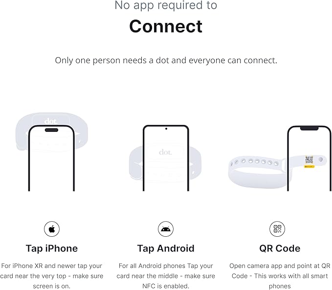 dot. Band - Digital Business Card Wristband - Tap Compatible - Image 3