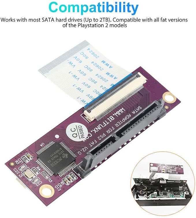 SATA 2.5 Upgrade Adapter for Sony PlayStation 2 IDE Hard Drive Network Adaptors - Image 3