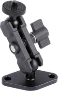 Aluminum 1/4"-20 Mount with Drill Plate Base by Leenconghui