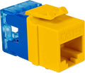 ICC CAT5e Keystone Jack with Slim Profile 180 Degree Punch Down, RJ45 UL Listed by ICC