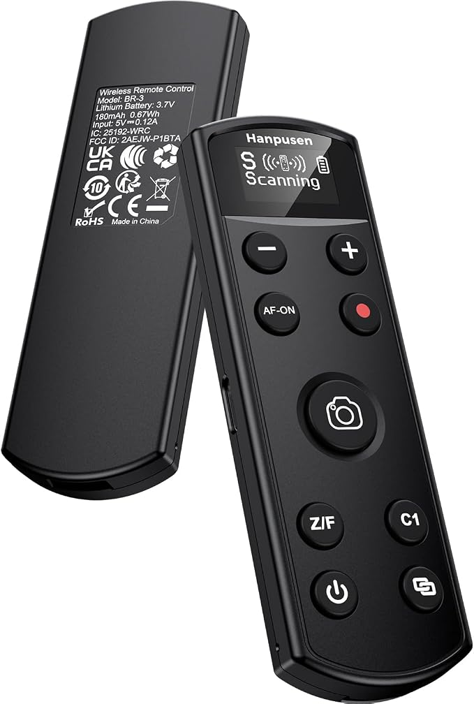 for Sony Camera Remote Control, Hanpusen Rechargeable Wireless Shutter Release by HANPUSEN