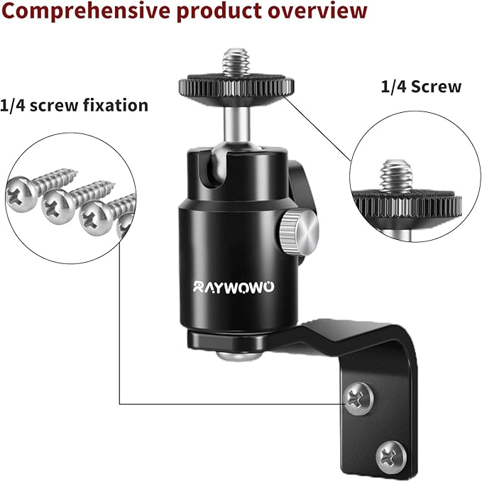 E Shape Adjustable Metal Camera Wall Mount, Speaker Wall Mount, - Image 4