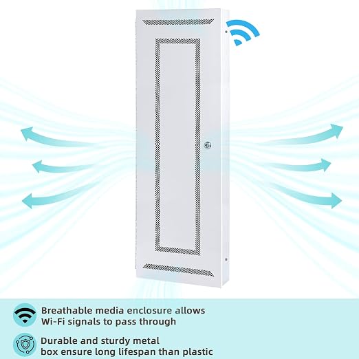 XMK 42 Inch Media Enclosure, WiFi Electrical Box, Cable Management Box - Image 3