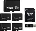 5-Pack 64GB Micro SD Card for Dashcam & Security Cam U3 V30 A1 | High Endurance by Unknown