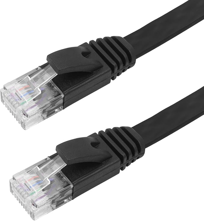 REXUS Retractable Cat 6 Flat Ethernet Network Cable 3.3 & 6.6 FT Combination - Image 3