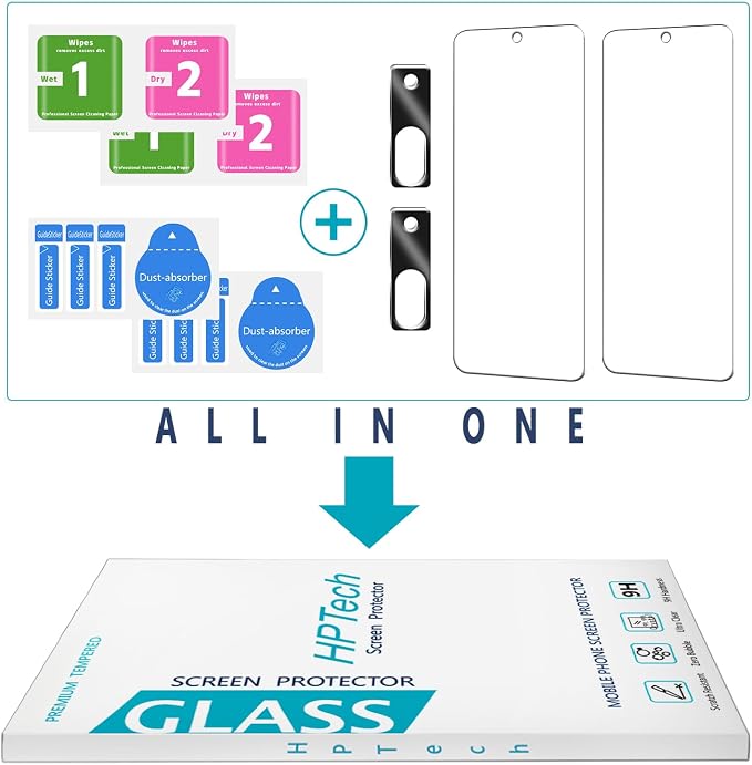 2 Pack Screen Protector for Google Pixel 8a Tempered Glass - Image 7