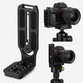 DSLR Camera L-Bracket, Vertical & Horizontal Switching Quick Release Plate by Aylthyo