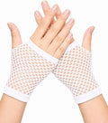 Seeksmile Women's Girls 80's Theme Party Emo Fingerless Arm Fishnet Gloves by Seeksmile