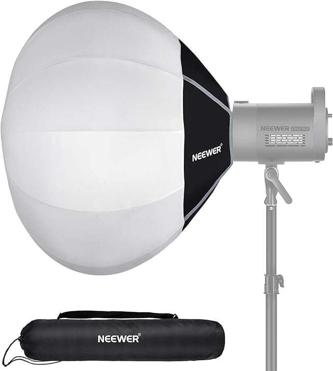 NEEWER 26"/65cm Lantern Softbox, Quick Release 360° Light Diffuser Bowens Mount by Neewer