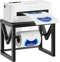 Marbrasse Label Holder for Rolls and Fanfold Labels, Metal Label Printer Holder by Marbrasse