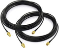 Bingfu WiFi Antenna Extension Cable 2-Pack RP-SMA Male to RP-SMA Female by Bingfu-AntennasConnectivity