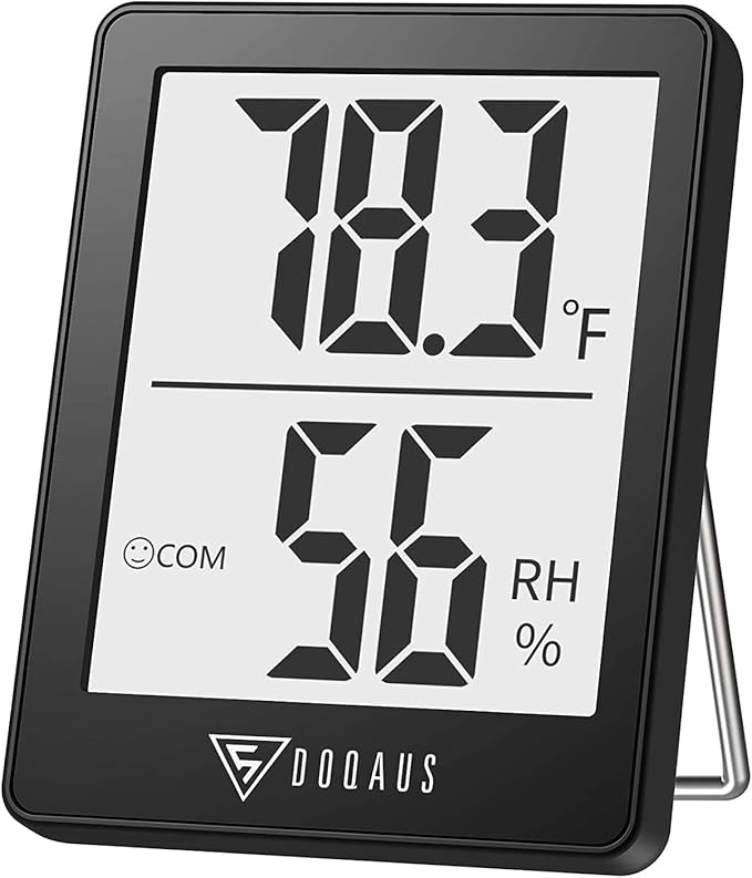 DOQAUS Digital Hygrometer Indoor Thermometer Humidity Meter Room Thermometer by DOQAUS