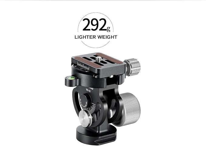 Leofoto MP-285C+VH-10S Monopod and Tilt Head Set, Carbon Fiber, VH-10S Monopod - Image 4