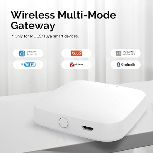 MOES ZigBee & Bluetooth & Mesh Gateway, Tuya Wireless Smart Home Bridge Hub - Image 3