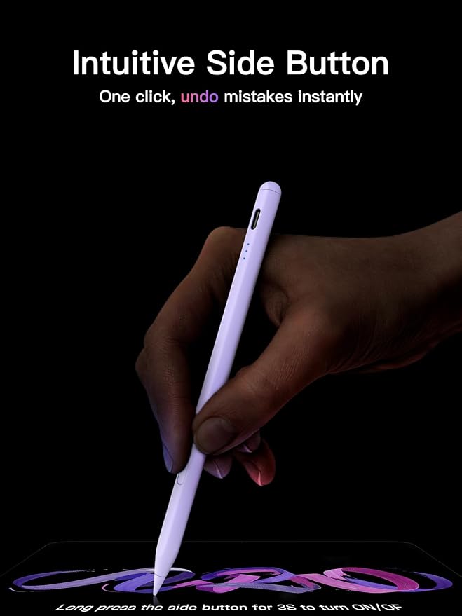 KEEPRO Stylus Pen for iPad 2018-2026, USB-C Fast Charging Pencil, Pixel-Perfect - Image 5