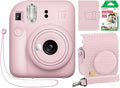 Fujifilm Instax Mini 12 Instant Camera Blossom Pink + Minimate Custom Designed by FUJIFILM