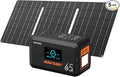 HOWEASY Solar Generator 135W, Portable Power Station by HOWEASY