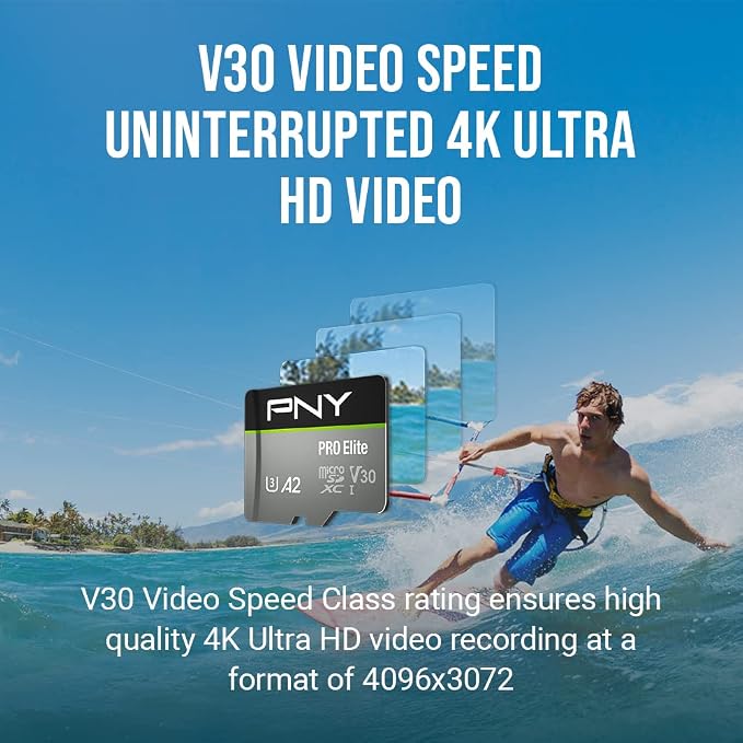 PNY 1TB PRO Elite Class 10 U3 V30 microSDXC Flash Memory Card - Image 4