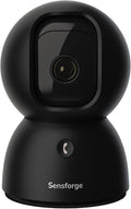 SensForge 2.5K Pan-Tilt Security Camera, 360° Dual-Band WiFi Camera by SensForge