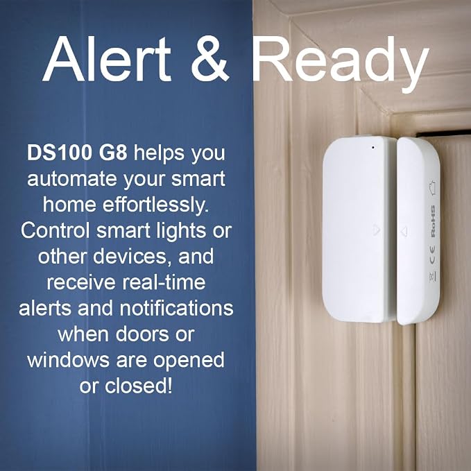 HomeSeer Smart Door & Window Sensor, 800 Series Long Range Z-Wave Technology - Image 2