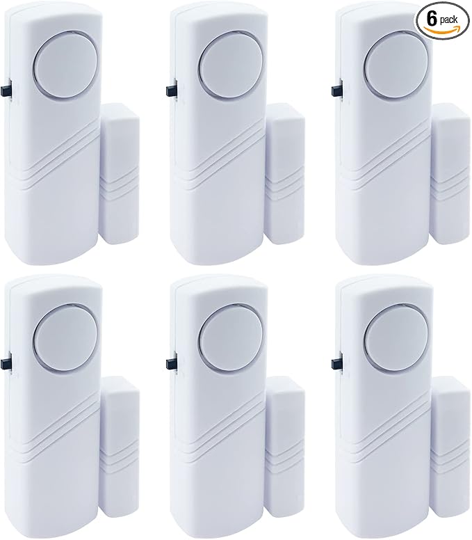 Door Window Alarm, 90DB Door Alarms by HIIXHC