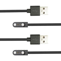 2-Pack 3.3FT Smart Watch Charger Magnetic 2Pin USB Charging Cable by Unknown
