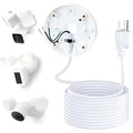 Power Cable and Plug-in Mount for Floodlight Cams Compatible by CaGuan