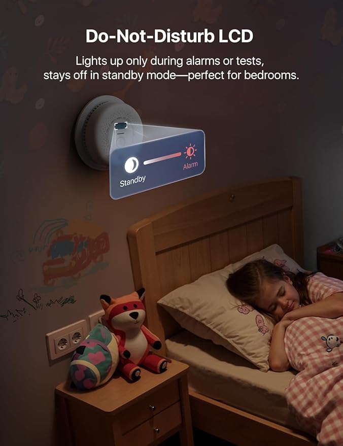 X-Sense Smoke Detector Carbon Monoxide Detector Combo, 10-Year Battery Smoke - Image 6