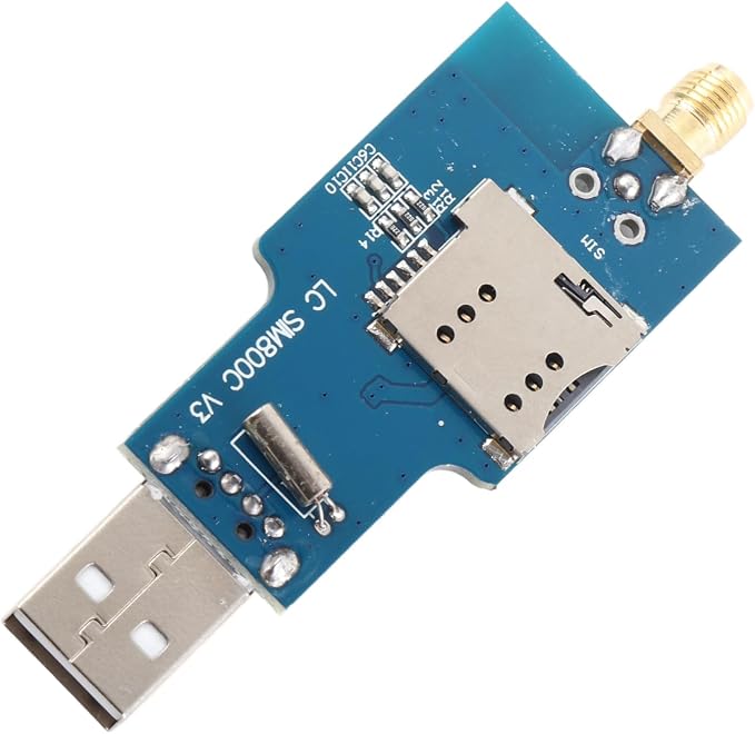 USB to GSM Module, Low Consumption PCB Board Electronic Component, SIM800C Runs - Image 3