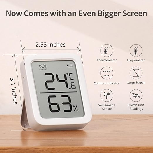 SwitchBot Thermometer Hygrometer, Temperature Sensor - Image 3