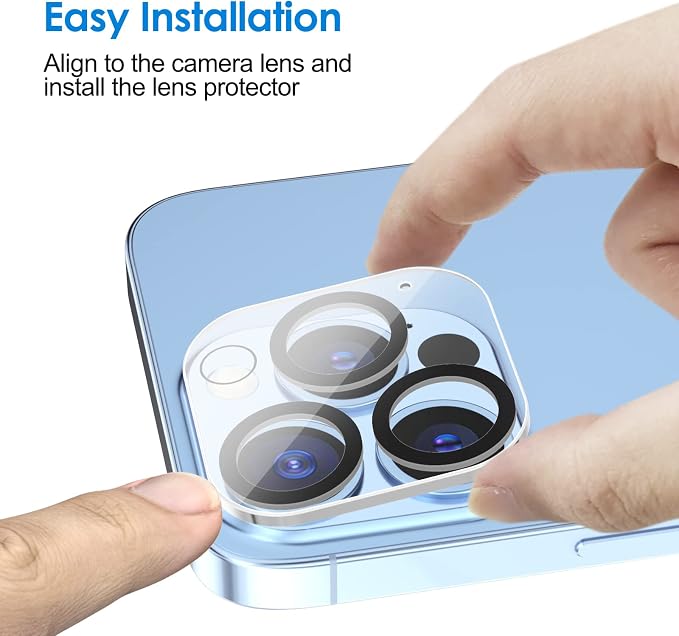 JETech Camera Lens Protector for iPhone 13 Pro Max 6.7-Inch and iPhone 13 Pro - Image 4