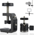 UTEBIT Super Clamp Mount with Mini Ball Head Mount, 1/4 Screw Hot Shoe Adapter by UTEBIT