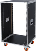 AV Gear Rack 16U Home Audio & Video Stage Stereo Equipment Storage Cabinet by WikrOck