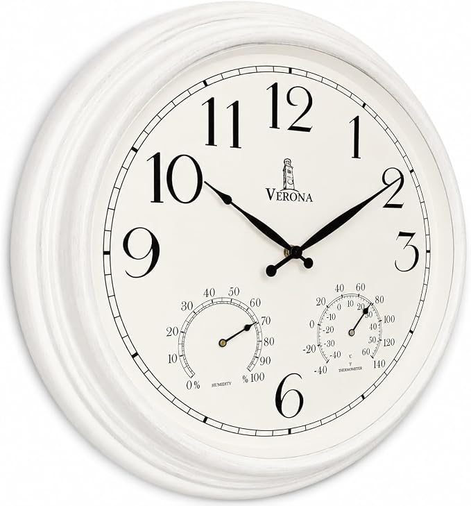Outdoor Clocks for Patio Large Waterproof by LovelyHomeEssentials