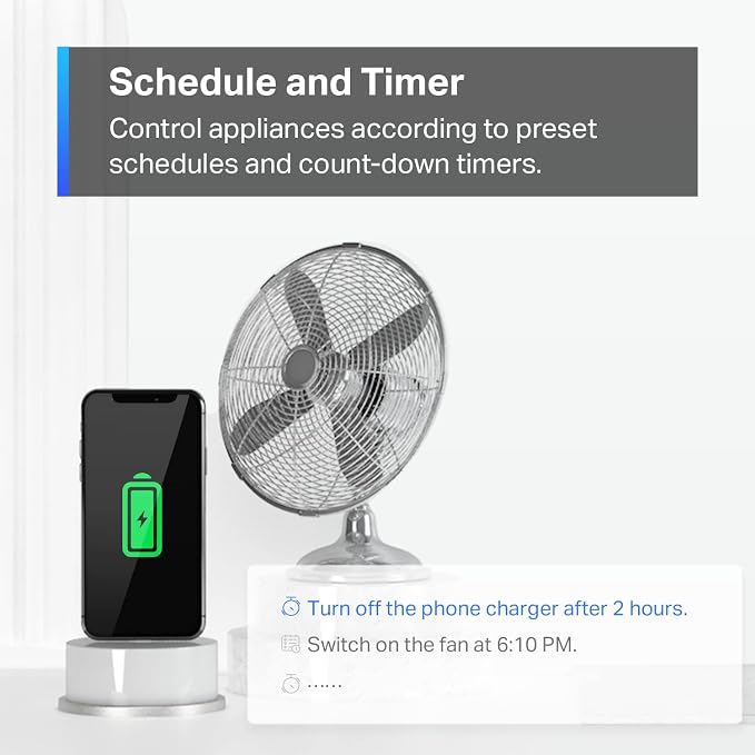 TP-Link Tapo Matter Supported Smart Plug Mini, Compact Design, 15A/1800W Max - Image 7
