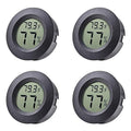 4-pack Mini Hygrometer Thermometer Fahrenheit Indoor Room Round Humidity by BuynowonVeanic