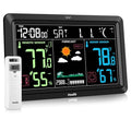 Weather Station Atomic Clock Indoor Outdoor Thermometer Wireless, Barometer by Hodik