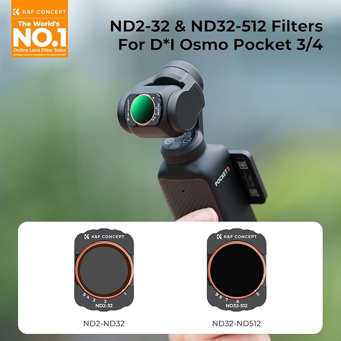 K&F CONCEPT Adjustable Magnetic ND Filters Set - Image 2