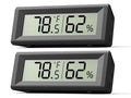 Small Digital Hygrometer, Humidity Meter, Indoor Thermometer, Room Temperature by PFTTDD