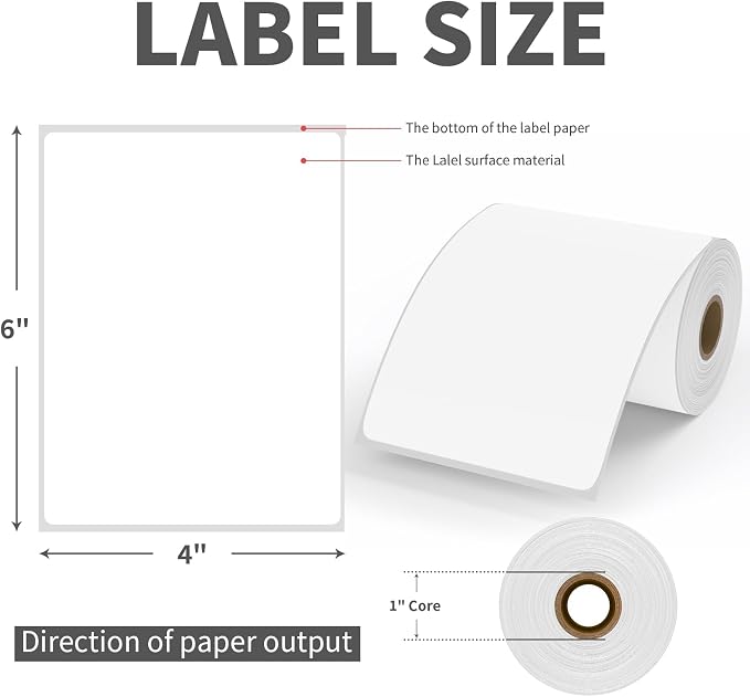 9527 Product 4" x 6" Thermal Labels - Image 2