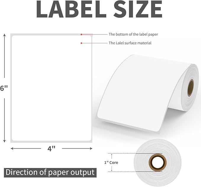 9527 Product 4x6 Blank Direct Thermal Shipping Labels - Image 4