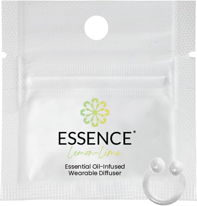 Essence Wearable Aromatherapy Nasal Diffuser – Lemon-Lime Essential Oil Nose by Essence
