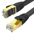 Ercielook CAT8 Ethernet Cable 30 ft High Speed, Shielded Flat Internet Cable by Ercielook