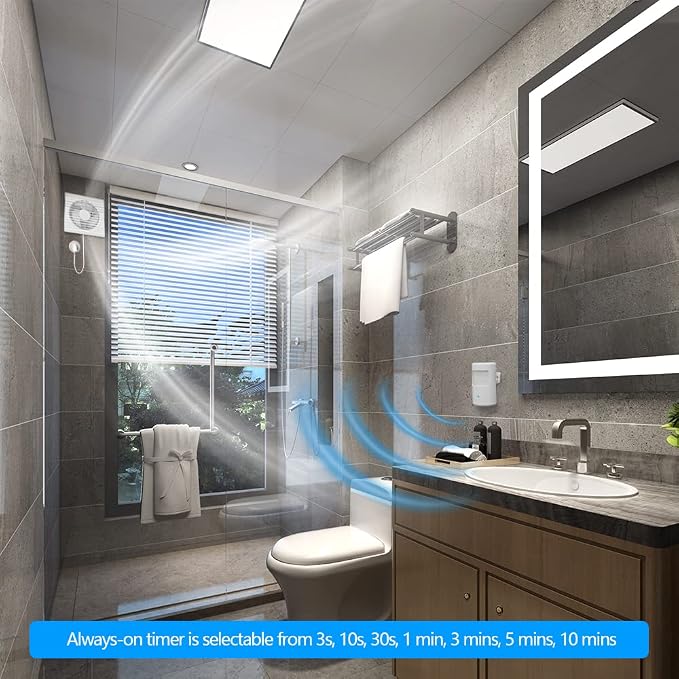 Plug-in Wireless Motion Activated Light Control, No Wiring, Adjustable - Image 5