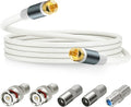 RG6 Coaxial Cable Connector TV Antenna Wire by SAISN
