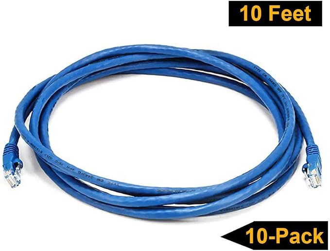 iMBAPrice 25'Cat5e Network Ethernet Patch Cable, 10 Pack - Image 5