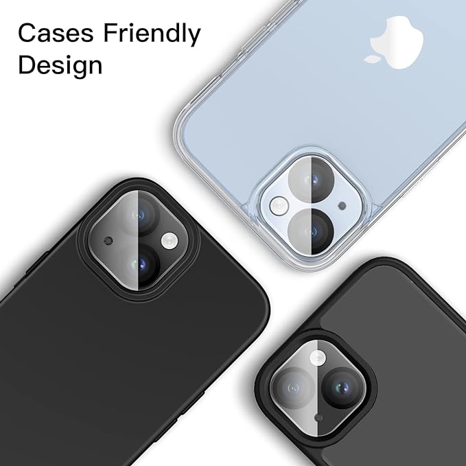 JETech Camera Lens Protector for iPhone 14 6.1-Inch and iPhone 14 Plus 6.7-Inch - Image 5