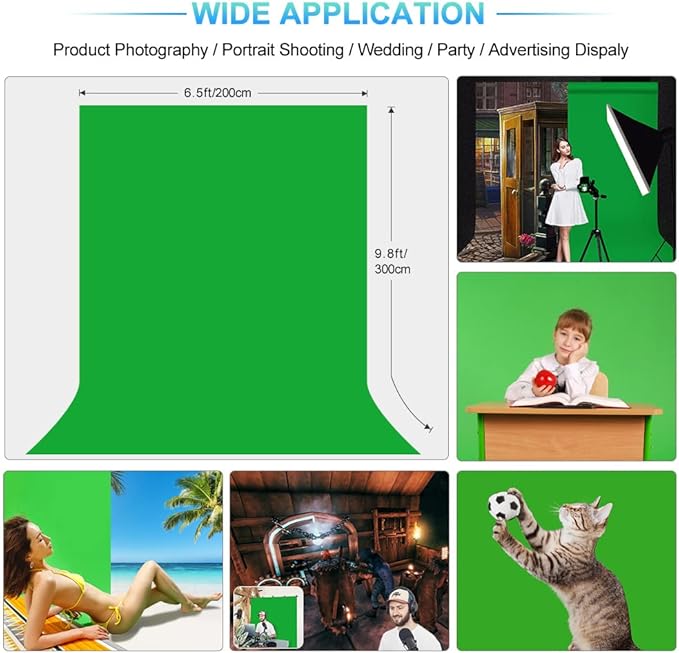Green Screen Backdrop with Stand - Image 2