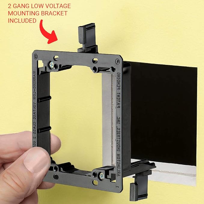 DIYTECH Keystone Wall Plate, 2 Gang Keystone Wall Plate, 12 Port Keystone Jack - Image 3