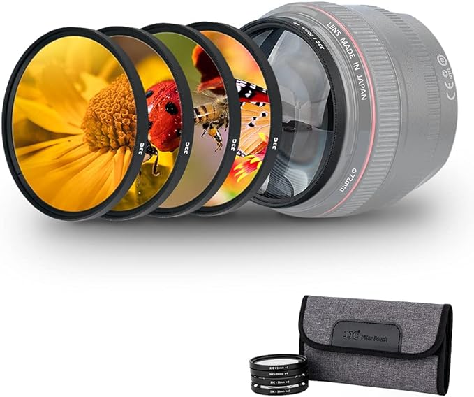 77mm Macro Close-Up Filter Set Macro Filter by JJC